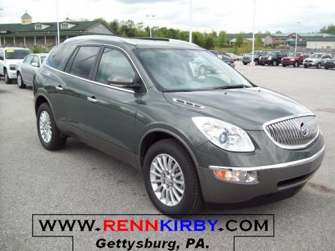 Silver Green Metallic Buick Enclave CXL.  Click to enlarge.