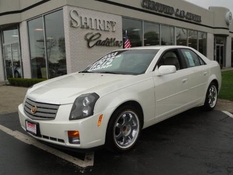 White Diamond Cadillac CTS Sedan.  Click to enlarge.