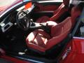  2008 BMW 3 Series Coral Red/Black Interior #13