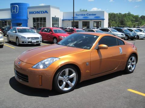 Le Mans Sunset Metallic Nissan 350Z Touring Coupe.  Click to enlarge.