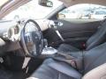  2006 Nissan 350Z Charcoal Leather Interior #10