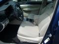  2011 Subaru Legacy Warm Ivory Interior #10