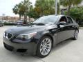 Front 3/4 View of 2007 BMW M5 Sedan #3