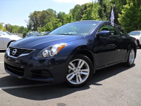 Navy Blue Nissan Altima 2.5 S Coupe.  Click to enlarge.