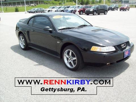 Black Ford Mustang GT Coupe.  Click to enlarge.