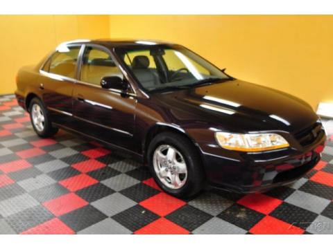 Black Currant Pearl Honda Accord EX V6 Sedan.  Click to enlarge.