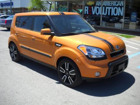 Ignition Orange Kia Soul +.  Click to enlarge.