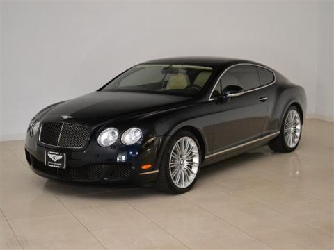 Black Sapphire Bentley Continental GT Speed.  Click to enlarge.