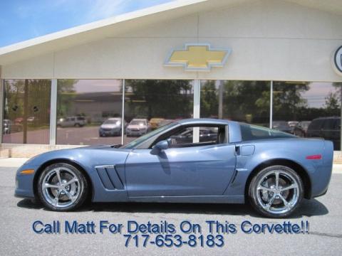 Supersonic Blue Metallic Chevrolet Corvette Grand Sport Coupe.  Click to enlarge.