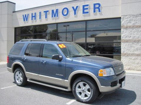 Medium Wedgewood Blue Metallic Ford Explorer Eddie Bauer 4x4.  Click to enlarge.