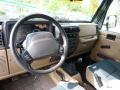 Dashboard of 2002 Jeep Wrangler Sahara 4x4 #19