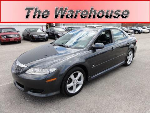 Steel Gray Metallic Mazda MAZDA6 s Sedan.  Click to enlarge.