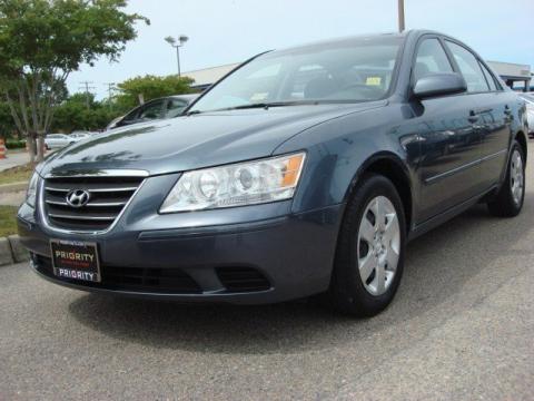 Slate Blue Hyundai Sonata GLS.  Click to enlarge.