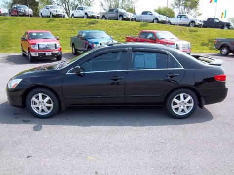 Nighthawk Black Pearl Honda Accord EX-L V6 Sedan.  Click to enlarge.