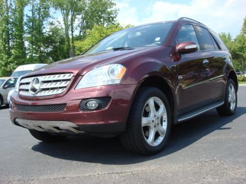 Barolo Red Metallic Mercedes-Benz ML 320 CDI 4Matic.  Click to enlarge.