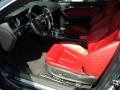  2009 Audi S5 Magma Red Silk Nappa Leather Interior #13