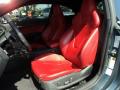  2009 Audi S5 Magma Red Silk Nappa Leather Interior #14