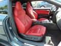  2009 Audi S5 Magma Red Silk Nappa Leather Interior #16