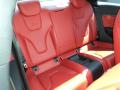  2009 Audi S5 Magma Red Silk Nappa Leather Interior #17