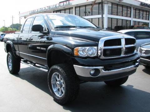 Black Dodge Ram 2500 SLT Quad Cab 4x4.  Click to enlarge.