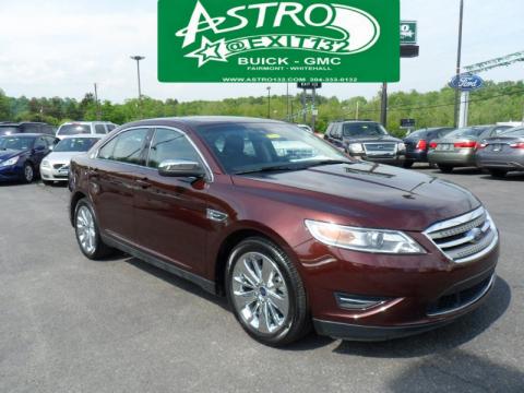 Cinnamon Red Metallic Ford Taurus Limited AWD.  Click to enlarge.