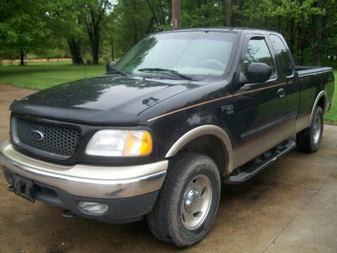 Black Ford F150 Lariat Extended Cab 4x4.  Click to enlarge.