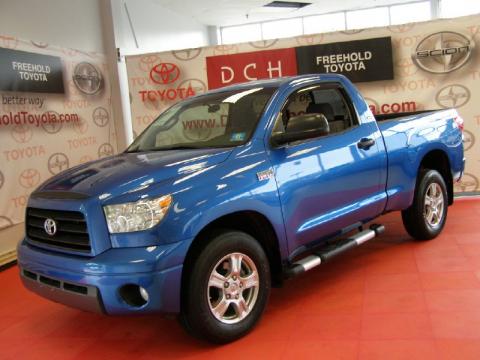 Blue Streak Metallic Toyota Tundra SR5 Regular Cab.  Click to enlarge.