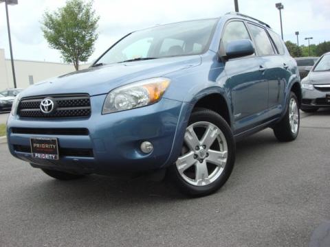 Pacific Blue Metallic Toyota RAV4 Sport.  Click to enlarge.