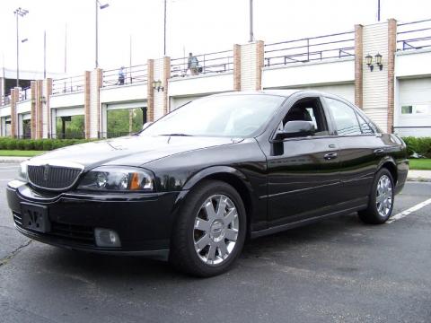 Black Clearcoat Lincoln LS V8.  Click to enlarge.