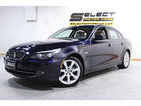 Monaco Blue Metallic BMW 5 Series 535xi Sedan.  Click to enlarge.