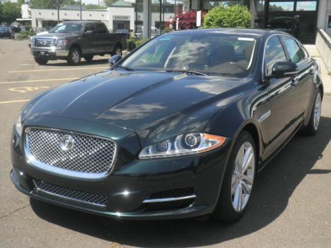Botanical Green Metallic Jaguar XJ XJL.  Click to enlarge.