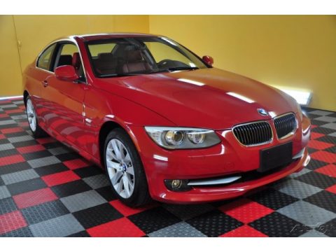Crimson Red BMW 3 Series 328i xDrive Coupe.  Click to enlarge.