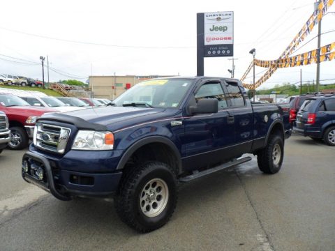 True Blue Metallic Ford F150 FX4 SuperCab 4x4.  Click to enlarge.