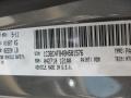 Chrysler Color Code PDM Tungsten Metallic #6
