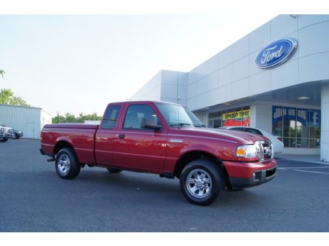 Redfire Metallic Ford Ranger XLT SuperCab.  Click to enlarge.