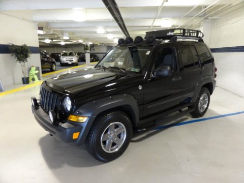 Black Clearcoat Jeep Liberty Renegade 4x4.  Click to enlarge.