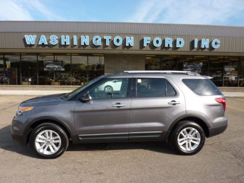 Sterling Grey Metallic Ford Explorer XLT 4WD.  Click to enlarge.