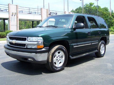 Dark Green Metallic Chevrolet Tahoe LS 4x4.  Click to enlarge.