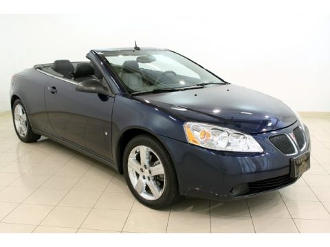 Midnight Blue Metallic Pontiac G6 GT Convertible.  Click to enlarge.