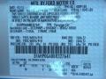 Ford Color Code UX Ingot Silver Metallic #12