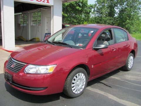 Berry Red Saturn ION 2 Sedan.  Click to enlarge.