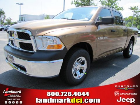 Saddle Brown Pearl Dodge Ram 1500 ST Crew Cab.  Click to enlarge.