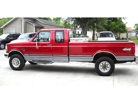 Toreador Red Metallic Ford F250 XLT Extended Cab 4x4.  Click to enlarge.