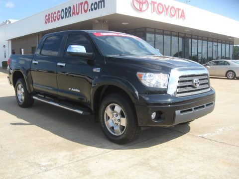 Black Toyota Tundra Limited CrewMax 4x4.  Click to enlarge.