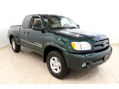 Imperial Jade Green Mica Toyota Tundra SR5 TRD Access Cab 4x4.  Click to enlarge.