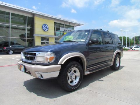 Medium Wedgewood Blue Metallic Ford Explorer Eddie Bauer.  Click to enlarge.