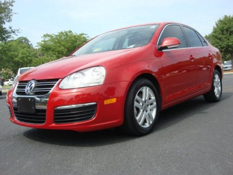 2009+vw+jetta+red