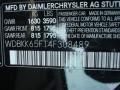 Info Tag of 2004 Mercedes-Benz SLK 320 Roadster #22