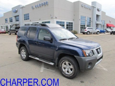 Navy Blue Metallic Nissan Xterra S 4x4.  Click to enlarge.