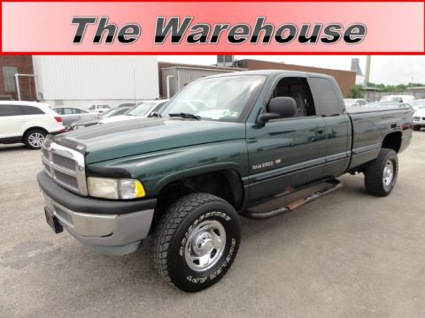 Emerald Green Pearl Dodge Ram 2500 SLT Extended Cab 4x4.  Click to enlarge.